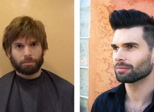 Hair makeover for men